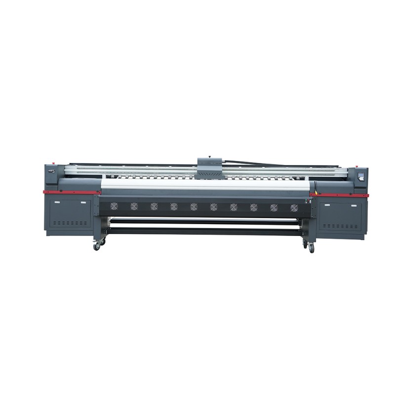 CRYSTAL advertising printing machine with Konica-512I print head used to print car stickers and inkjet cloth