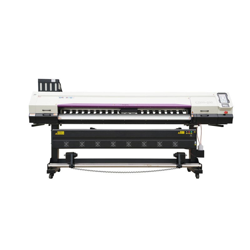 CRYSTAL 1.8-meter-wide format commercial printer with two heads to use for wall paper and photo printing