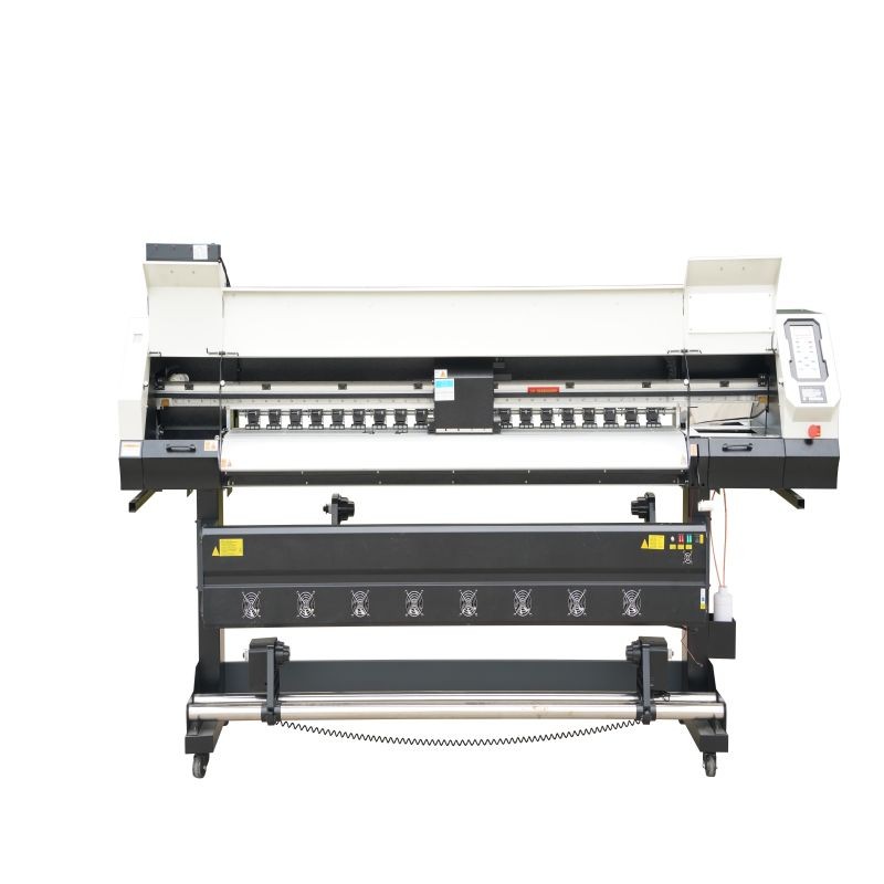 CRYSTAL 1.8-meter-wide format commercial printer with two heads to use for wall paper and photo printing